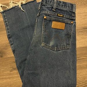 Wrangler jeans 29x34 but altered to 29x25